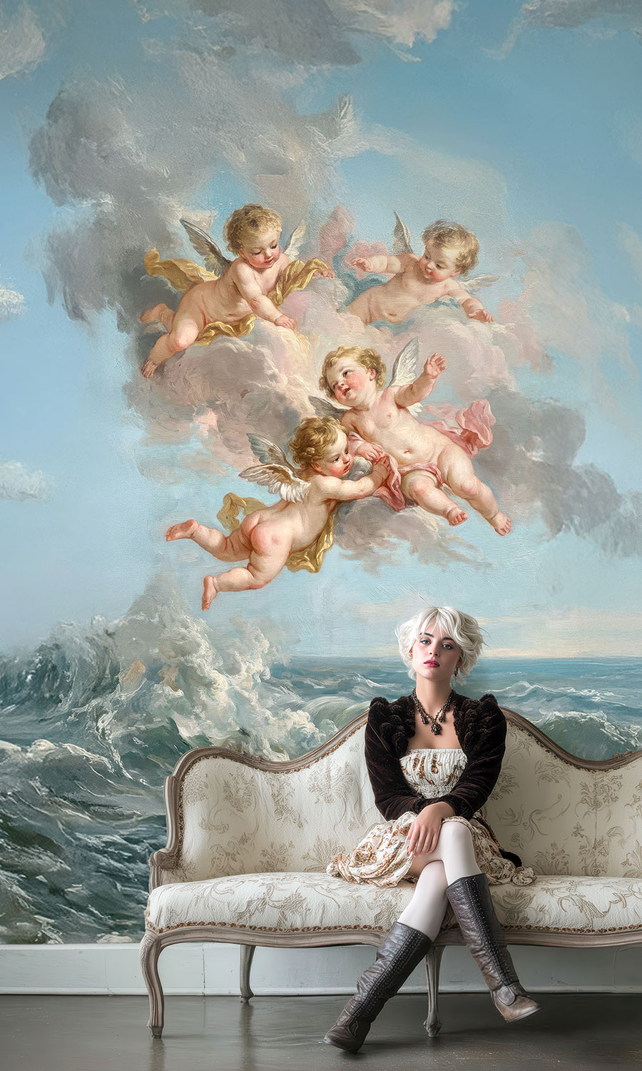 Fototapete mit Putten